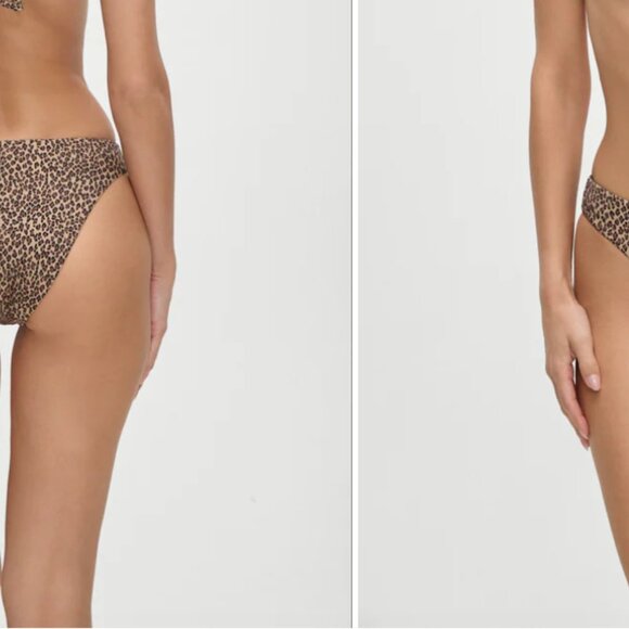 Frankies Bikini top and bottom SET in "baby leopard" - Picture 2 of 2